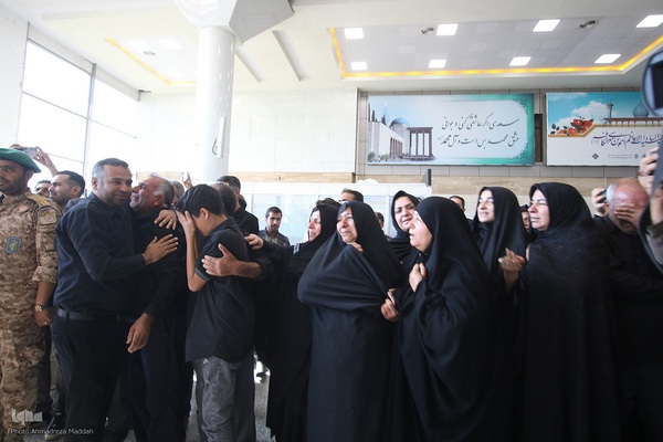 مراسم استقبال از پیکر مطهر ۳ پاسدار شهید تیپ ۳۳ المهدی(عج) در شیراز