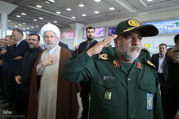 مراسم استقبال از پیکر مطهر ۳ پاسدار شهید تیپ ۳۳ المهدی(عج) در شیراز