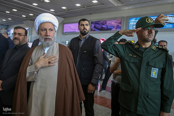 مراسم استقبال از پیکر مطهر ۳ پاسدار شهید تیپ ۳۳ المهدی(عج) در شیراز