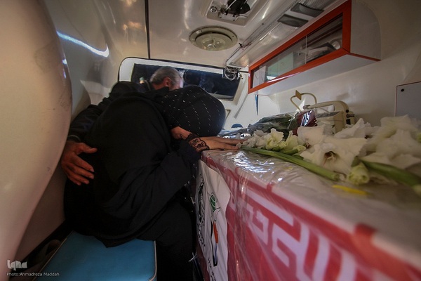 مراسم استقبال از پیکر مطهر ۳ پاسدار شهید تیپ ۳۳ المهدی(عج) در شیراز