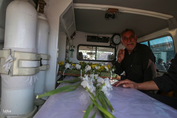 مراسم استقبال از پیکر مطهر ۳ پاسدار شهید تیپ ۳۳ المهدی(عج) در شیراز