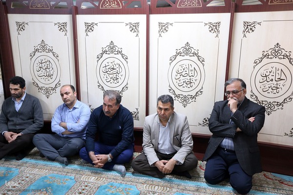 مراسم بزرگداشت شهید دکتر علی حیدری، پزشک جبهه مقاومت و یادبود درگذشت مادر شهید محسن میری