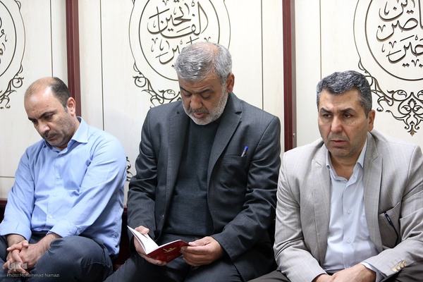 مراسم بزرگداشت شهید دکتر علی حیدری، پزشک جبهه مقاومت و یادبود درگذشت مادر شهید محسن میری