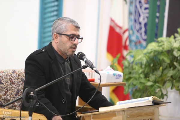 حمیدرضا نصیری در جشن ختم قرآن جلسه آموزشی علی‌اکبر ملکشاهی