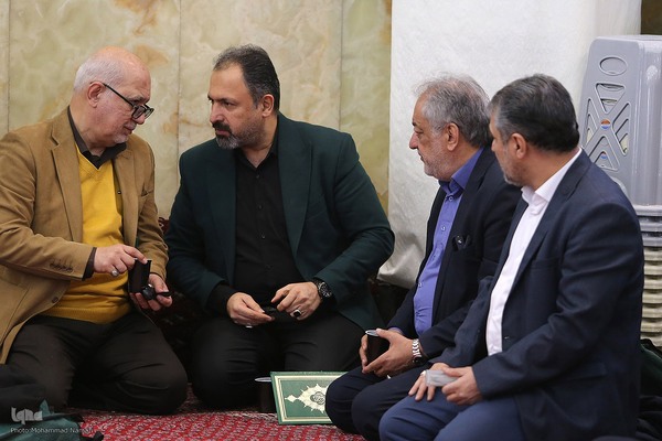 مراسم ترحیم مرحوم یعقوب منصوری پدر کریم منصوری قاری ممتاز و بین المللی کشور