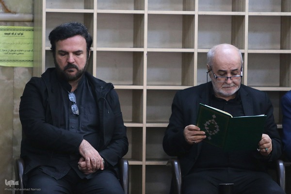 مراسم ترحیم مرحوم یعقوب منصوری پدر کریم منصوری قاری ممتاز و بین المللی کشور