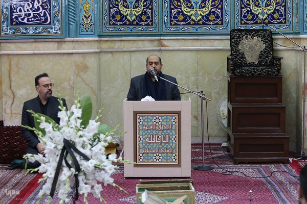 مراسم ترحیم مرحوم یعقوب منصوری پدر کریم منصوری قاری ممتاز و بین المللی کشور