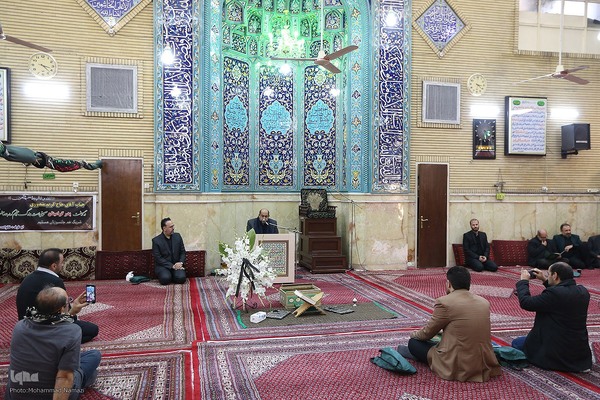 مراسم ترحیم مرحوم یعقوب منصوری پدر کریم منصوری قاری ممتاز و بین المللی کشور