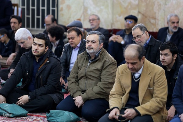 مراسم ترحیم مرحوم یعقوب منصوری پدر کریم منصوری قاری ممتاز و بین المللی کشور