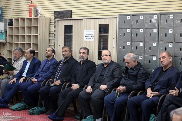 مراسم ترحیم مرحوم یعقوب منصوری پدر کریم منصوری قاری ممتاز و بین المللی کشور