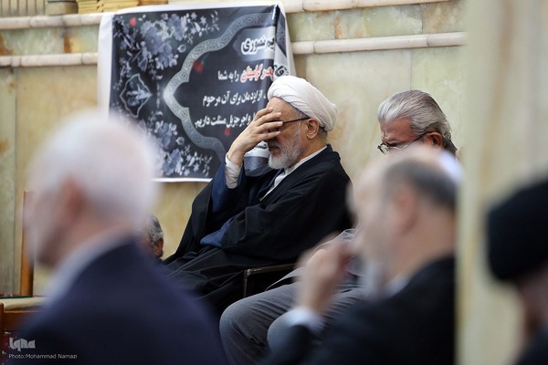 مراسم ترحیم مرحوم یعقوب منصوری پدر کریم منصوری قاری ممتاز و بین المللی کشور