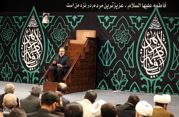 مراسم عزاداری شب شهادت حضرت ‌زهرا (س) در حسینیه امام خمینی(ره)