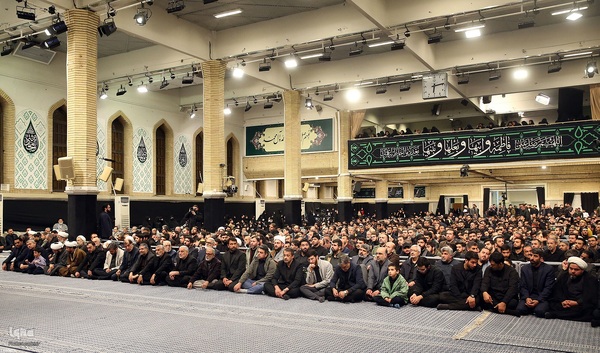 مراسم عزاداری شب شهادت حضرت ‌زهرا (س) در حسینیه امام خمینی(ره)