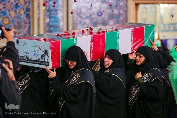 تشییع پیکرهای مطهر شهدای گمنام در مشهد