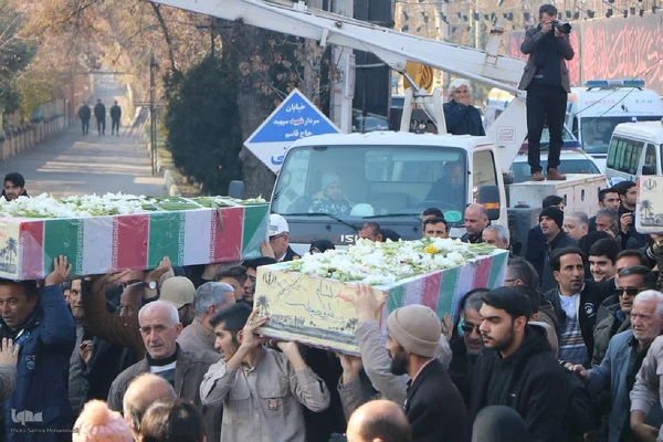 تشییع پیکرهای مطهر شهدای گمنام در ارومیه