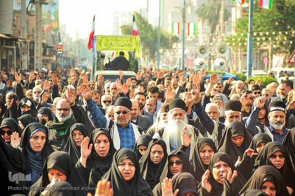 تشییع پیکرهای مطهر شهدای گمنام در اهواز 