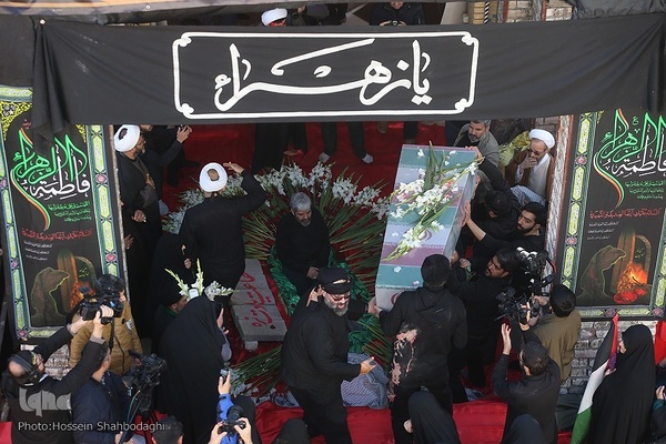 تشییع پیکرهای مطهر شهدای گمنام در قم