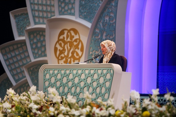 ششمین شب مسابقات سراسری قرآن در بخش بانوان