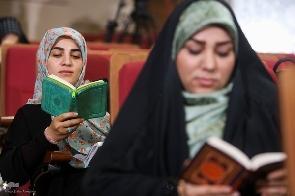 هفتمین شب مسابقات سراسری قرآن در بخش بانوان