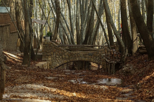 طبیعت پاییزی روستای قلات شیراز