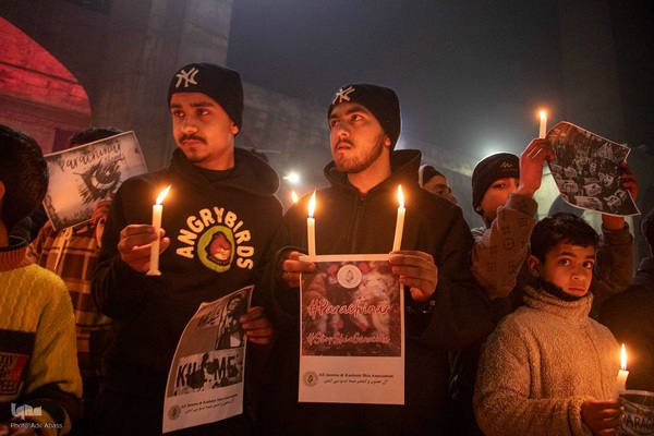 اعتراض مردم کشمیر به کشتار شیعیان در پاکستان