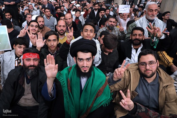 دیدار مردم قم با رهبر معظم انقلاب