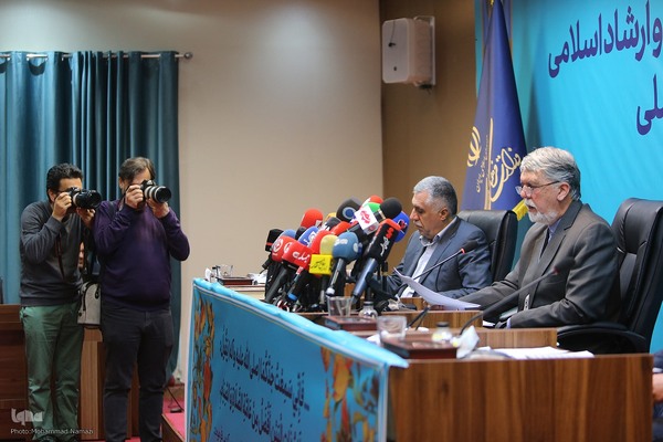 نشست خبری سید عباس صالحی وزیر فرهنگ و ارشاد اسلامی