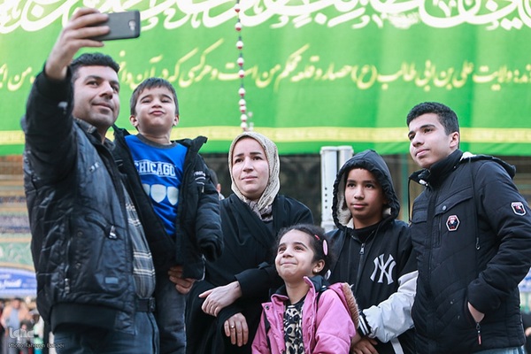 حال و هوای حرم حضرت عبدالعظیم حسنی در روز ولادت امام علی(ع)