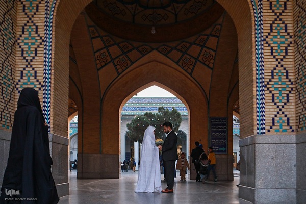 حال و هوای حرم حضرت عبدالعظیم حسنی در روز ولادت امام علی(ع)