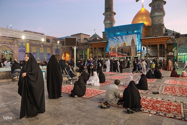 حال و هوای حرم حضرت عبدالعظیم حسنی در روز ولادت امام علی(ع)