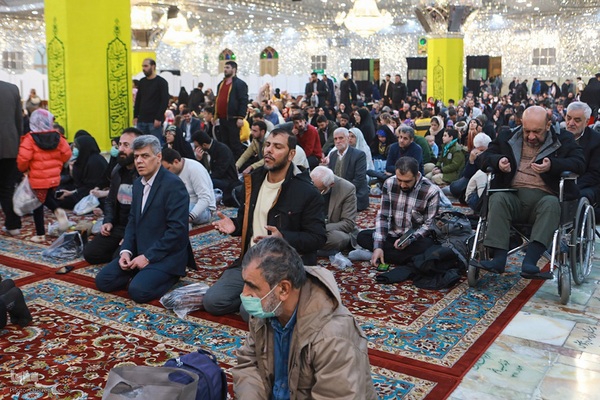 حال و هوای حرم حضرت عبدالعظیم حسنی در روز ولادت امام علی(ع)