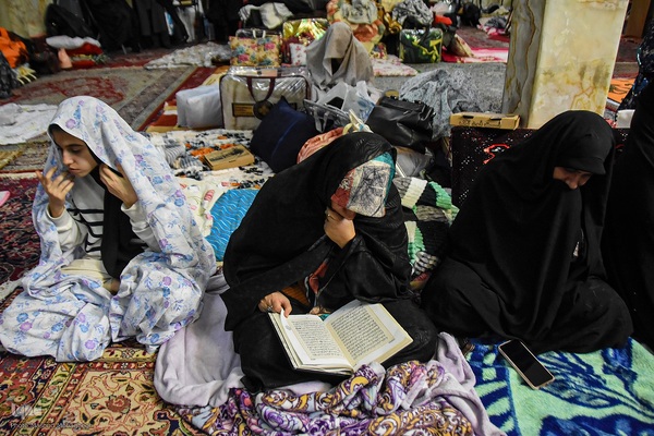  مراسم معنوی اعتکاف در سمنان