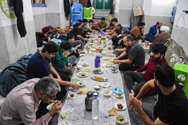  مراسم معنوی اعتکاف در سمنان