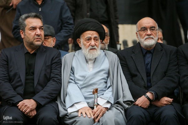 مراسم تشییع پیکر علی رازینی و محمد مقیسه