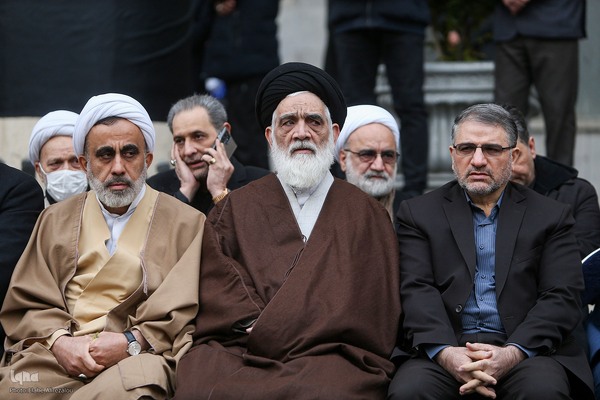 مراسم تشییع پیکر علی رازینی و محمد مقیسه