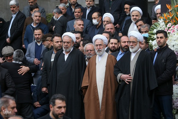 مراسم تشییع پیکر علی رازینی و محمد مقیسه