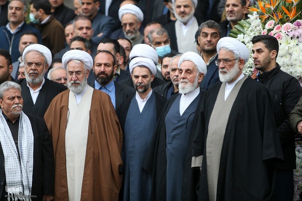 مراسم تشییع پیکر علی رازینی و محمد مقیسه