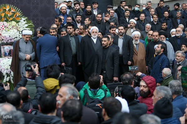 مراسم تشییع پیکر علی رازینی و محمد مقیسه