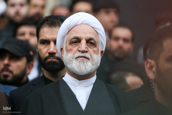 مراسم تشییع پیکر علی رازینی و محمد مقیسه