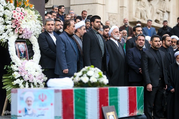 مراسم تشییع پیکر علی رازینی و محمد مقیسه