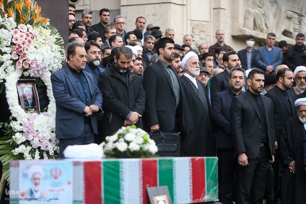 مراسم تشییع پیکر علی رازینی و محمد مقیسه