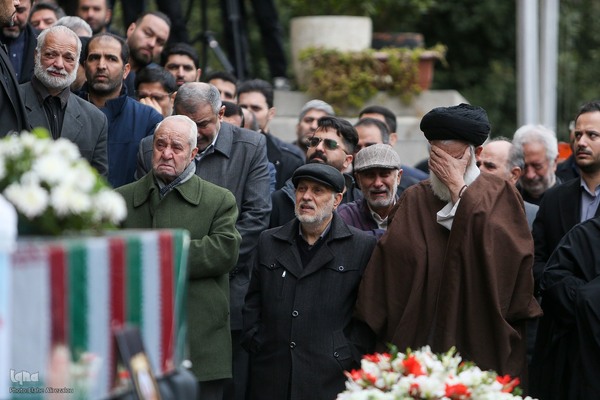 مراسم تشییع پیکر علی رازینی و محمد مقیسه