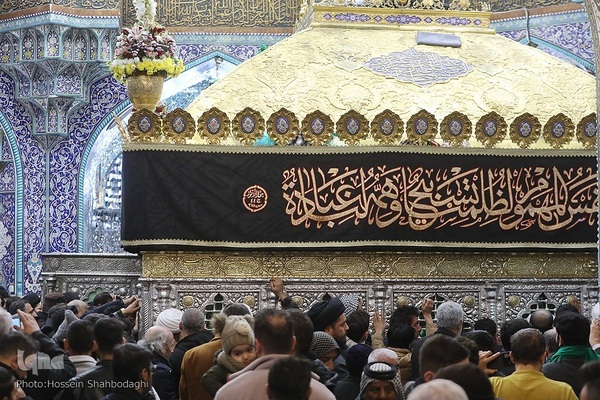 حال و هوای حرم کریمه اهل بیت(ع) در شب شهادت پدر بزرگوارشان