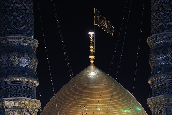 حال و هوای حرم کریمه اهل بیت(ع) در شب شهادت پدر بزرگوارشان