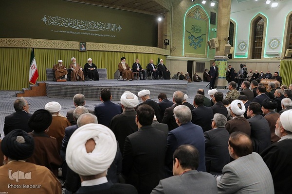 دیدار مسئولان نظام و سفرای کشورهای اسلامی با رهبر معظم انقلاب اسلامی