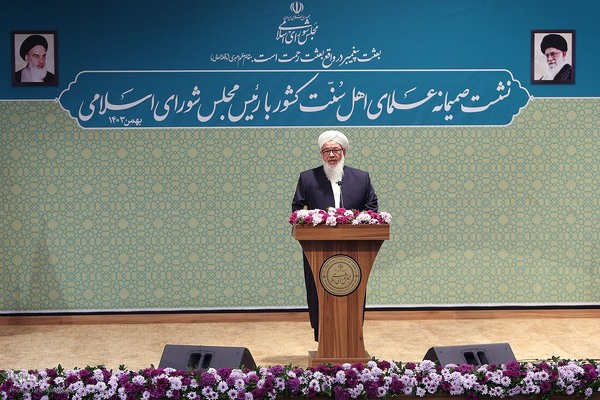 دیدار جمعی از علمای اهل سنت با رئیس مجلس
