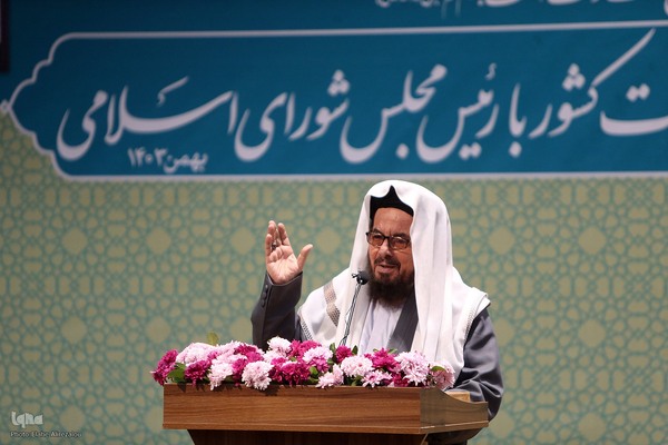 دیدار جمعی از علمای اهل سنت با رئیس مجلس