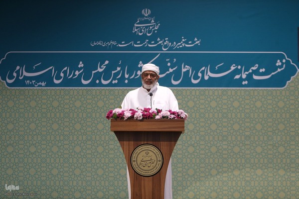 دیدار جمعی از علمای اهل سنت با رئیس مجلس