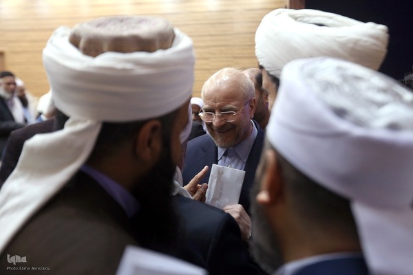 دیدار جمعی از علمای اهل سنت با رئیس مجلس