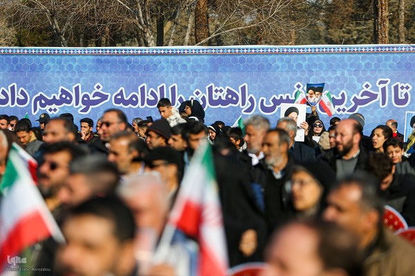 گلباران جایگاه جلوس امام خمینی(ره)